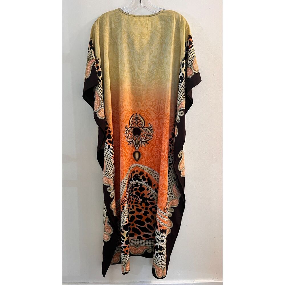 NWT Jessica Taylor Leopard Print Kaftan